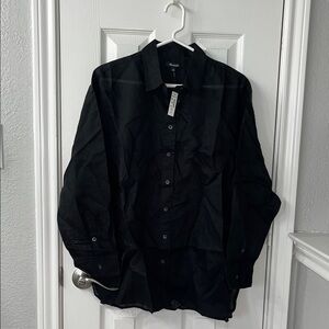 Madewell Oversized Shirt in Ramie